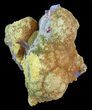 Orpiment with Barite Crystals - Peru #63804-1